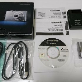 【中古】【非常に良い】パナソニック デジタルカメラ LUMIX (ルミックス) FX60 プレシャスシルバー DMC-FX60-S