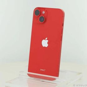 ソフマップ 〔中古品〕 iPhone14 128GB プロダクトレッド MPV93J／A SIMフリー【305】
