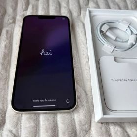 iPhone14 シルバー 本体【背面割れアリ】