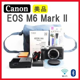 Canon EOS M6 Mark II✨美品✨ミラーレスカメラ スマホ転送