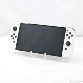 【中古】Nintendo(任天堂) Nintendo Switch 有機ELモデル Joy-Con(L)／(R) ホワイト 【344-ud】