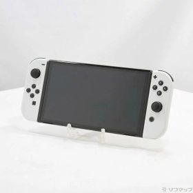 【中古】Nintendo(任天堂) Nintendo Switch 有機ELモデル Joy-Con(L)／(R) ホワイト 【344-ud】