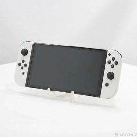 【中古】Nintendo(任天堂) Nintendo Switch 有機ELモデル Joy-Con(L)／(R) ホワイト 【344-ud】