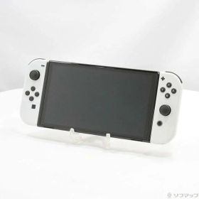 【中古】Nintendo(任天堂) Nintendo Switch 有機ELモデル Joy-Con(L)／(R) ホワイト 【344-ud】