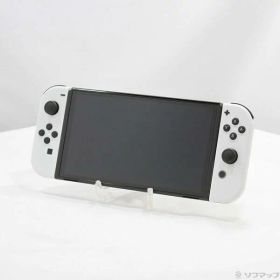 【中古】Nintendo(任天堂) Nintendo Switch 有機ELモデル Joy-Con(L)／(R) ホワイト 【344-ud】