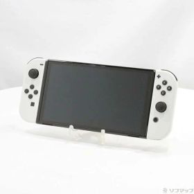 【中古】Nintendo(任天堂) Nintendo Switch 有機ELモデル Joy-Con(L)／(R) ホワイト 【344-ud】