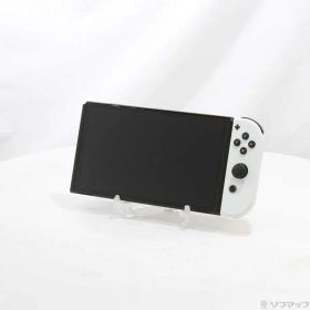 【中古】Nintendo(任天堂) Nintendo Switch 有機ELモデル Joy-Con(L)／(R) ホワイト 【269-ud】