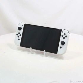 【中古】Nintendo(任天堂) Nintendo Switch 有機ELモデル Joy-Con(L)／(R) ホワイト 【344-ud】