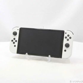 【中古】Nintendo(任天堂) Nintendo Switch 有機ELモデル Joy-Con(L)／(R) ホワイト 【344-ud】