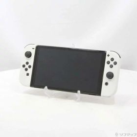 【中古】Nintendo(任天堂) Nintendo Switch 有機ELモデル Joy-Con(L)／(R) ホワイト 【344-ud】