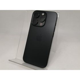 【中古】【赤ロム保証あり】Apple au 【SIMフリー】 iPhone 15 Pro 256GB ブラックチタニウム MTUC3J/A【日本橋3】保証期間１ヶ月【ランクC】