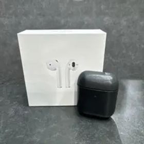 【高級本革ケース付】AirPods 第2世代 フルセット 動作OK A2031