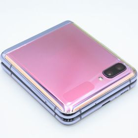 Galaxy Z Flip SCV47 au ミラーパープル SIMロック解除済み Bランク