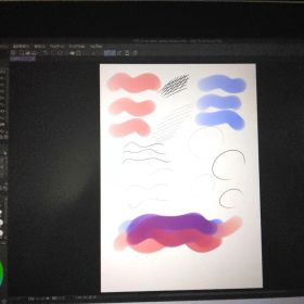 Wacom One DTC133とHi-uniブラシ データー