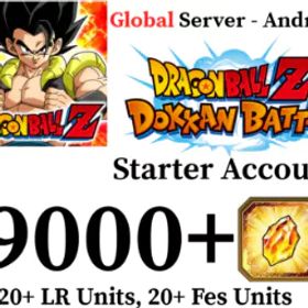 ✨🔥 ドラゴン ボールZドッカンバトル(海外)Androidアカウント 🔥✨ 20+ LR • 9,000 龍石 ・プレイ準備完了