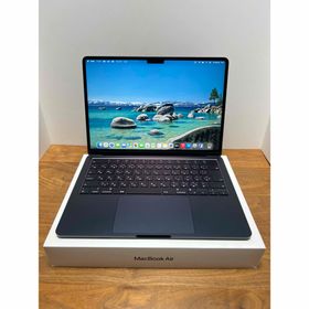 マック(Mac (Apple))の美品❗️MacBook Air 2022 M2チップ ミッドナイト(ノートPC)