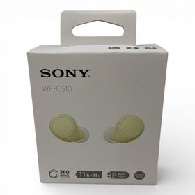 新品♪ ● ソニー SONY ワイヤレスイヤホン WF-C510 イエロー 密閉型 720-3310(ヘッドフォン/イヤフォン)