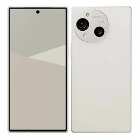 【中古】【安心保証】 AQUOS R10 A501SH[256GB] SoftBank カシミヤホワイト
