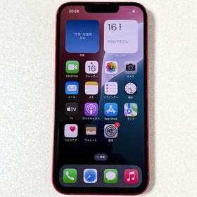 アップル(Apple)のSIMフリー iPhone 13 256B MLNL3J/A 判定○ レッド(スマートフォン本体)