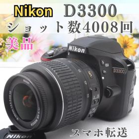 Nikon D3300✨ショット数少！スマホ転送 2416万画素高画質一眼レフ
