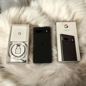 【美品】Google Pixel 7a 黒 充電ケーブル付き 付属品あり
