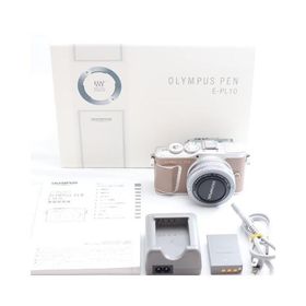 OLYMPUS ミラーレス一眼カメラ PEN E-PL10 14-42mm EZレンズキット ブラウン