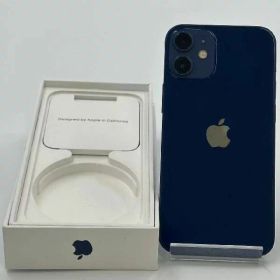 【中古】iPhone12 mini 64GB ブルー Apple版SIMフリー MGAP3J/A 訳あり品