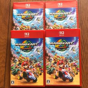 マリオカート ワールド Switch 2 新品未開封シュリンク付き 4枚セット(家庭用ゲームソフト)