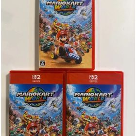 ニンテンドースイッチ(Nintendo Switch)の【新品】MARIOKART WORLD マリオカートワールド 3本セット(家庭用ゲームソフト)