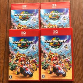 マリオカート ワールド Switch 2 新品未開封シュリンク付き 4枚セット(家庭用ゲームソフト)