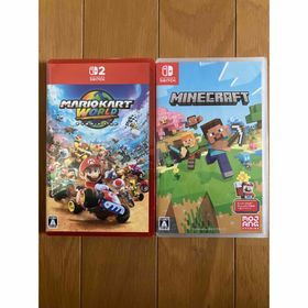 ニンテンドウ(任天堂)の「マリオカート ワールド Nintendo Switch」 「マインクラフト」 (家庭用ゲームソフト)