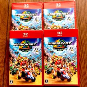 マリオカート ワールド Switch 2 新品未開封シュリンク付き 4枚セット(家庭用ゲームソフト)