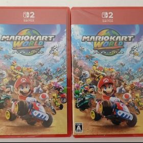 【新品】MARIOKART WORLD マリオカートワールド 2本セット(家庭用ゲームソフト)