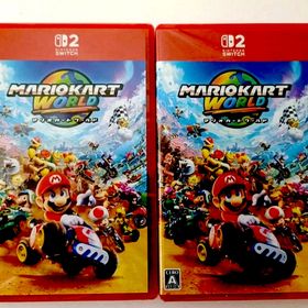【新品】MARIOKART WORLD マリオカートワールド 2本セット(家庭用ゲームソフト)