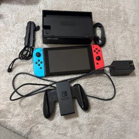Nintendo Switch 本体 青/赤 箱無し 専用ケース付