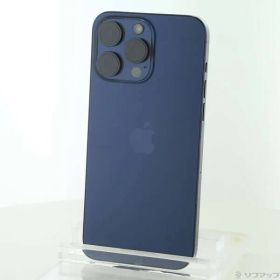 ソフマップ 〔中古品〕 iPhone15 Pro Max 512GB ブルーチタニウム MU6X3J／A SIMフリー【198】