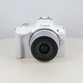 【中古】 (キヤノン) Canon EOSR50+R18-45 IS STM レンズキット ホワイト【中古カメラ デジタル一眼】 ランク：AB