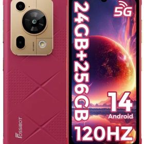 FOSSiBOTF112Pro5GスマホSIMフリースマートフォン本体Android14スマホ本体24GBRAM+256GBROM1TB拡張7150mAhバッテリータフネススマホ6.88インチHD+IPS大画面