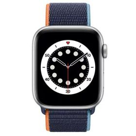 Apple Apple Watch Series6 44mm GPSモデル M02D3J/A+MYA82FE/A A2292【シルバーアルミニウムケース/ディープネイビースポーツループ】 [中古] 【当社3ヶ月間保証】 イオシス