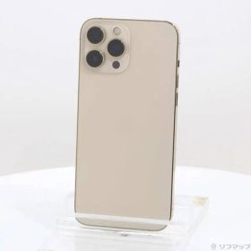ソフマップ 〔中古品〕 iPhone13 Pro Max 256GB ゴールド MLJA3J／A SIMフリー【196】