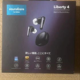 【中古】soundcore Liberty 4 ワイヤレスイヤホン ブラック