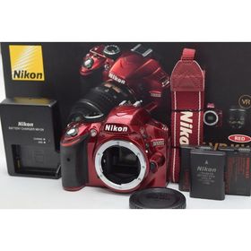 訳アリ品★Nikon ニコン D3200 ボディ レッド★元箱付(デジタル一眼)
