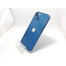 【中古】Apple 楽天モバイル 【SIMフリー】 iPhone 13 256GB ブルー MLNM3J/A【戸塚】保証期間１ヶ月【ランクC】