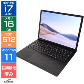 ノートパソコン 中古 Cランク 訳あり Win11 Pro i7 第10世代 Microsoft Surface Laptop3 1868 13.5インチ タッチパネル 16GB 512GB 顔認証 Wi-Fi6 サーフェス B5