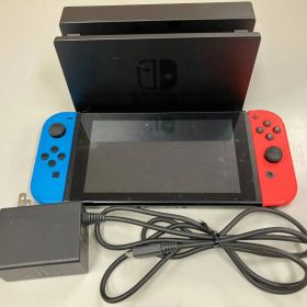 ジャンク Nintendo Switch バッテリー拡張モデル ネオンブルー/ネオンレッド