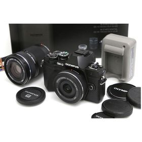 【全額返金保証】美品｜オリンパス OM-D E-M10 Mark III EZダブルズームキット [ブラック] CA01-B4313-2S2
