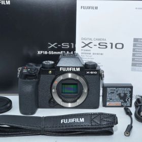 【268ショットの特上品】 富士フイルム FUJIFILM X-S10 ボディ X-S10 ブラック #8722