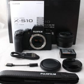 ☆新品級・ショット数941☆ 富士フイルム FUJIFILM ミラーレス一眼 X-S10 レンズキット XC15-45mm F X-S10LK-1545 フジフイルム #4563