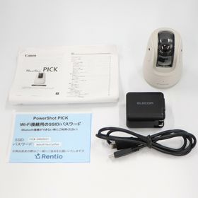 キヤノン(Canon)の[中古] Canon 自動撮影カメラ PowerShot PICK PSPICK pspick-w ホワイト [良い(B)](コンパクトデジタルカメラ)
