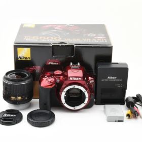 【美品】Nikon D5500 18-55 VRII kit レッド 動作確認済